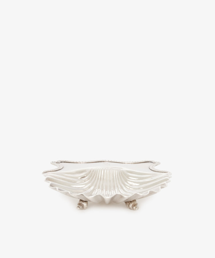 Vintage Silver Buttershells Pair