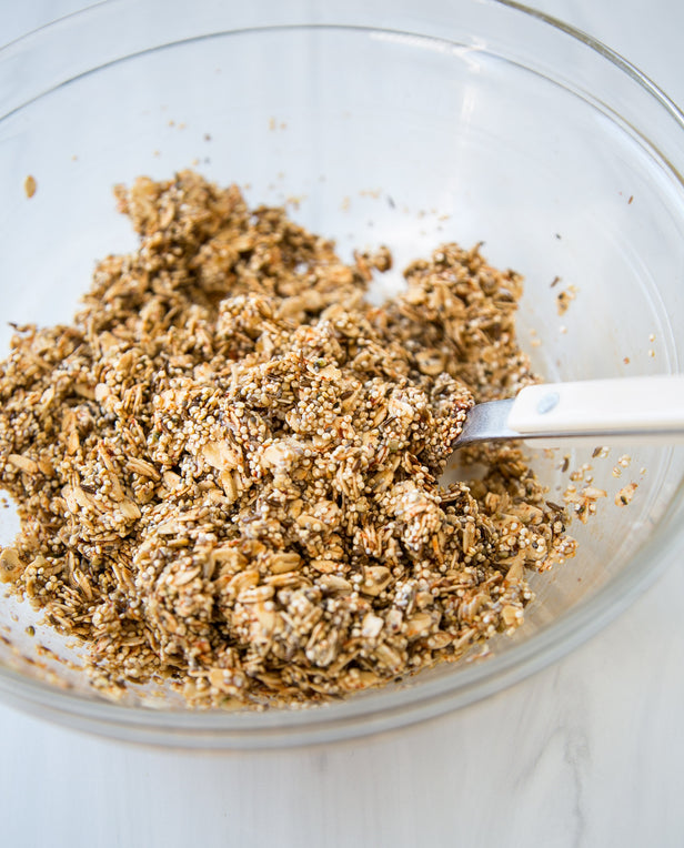 granola in bowl