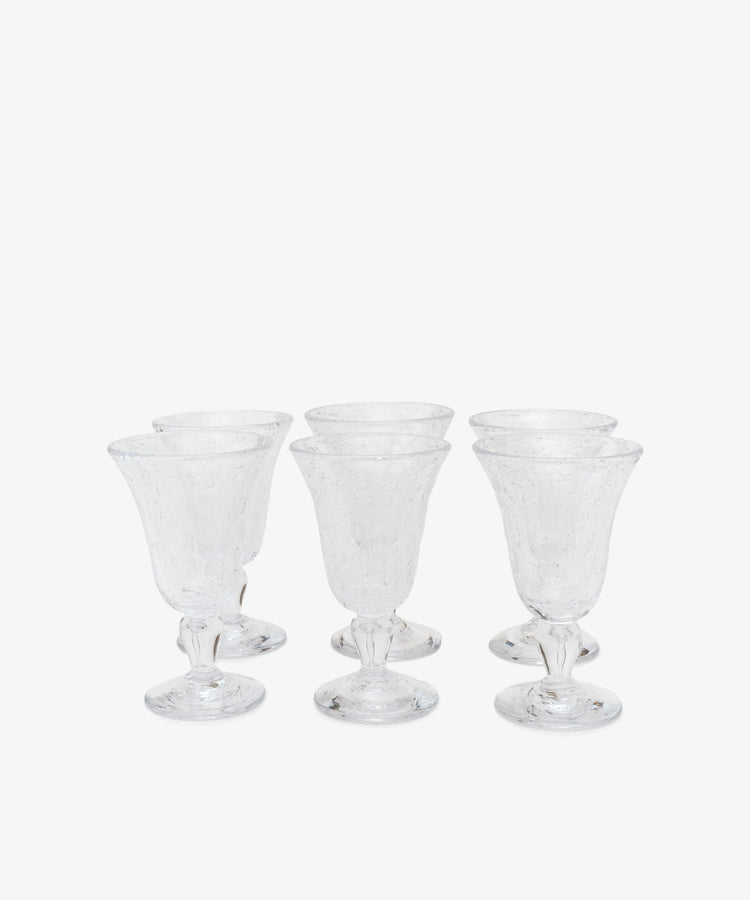 Set of six Lauren Wine Glasses.