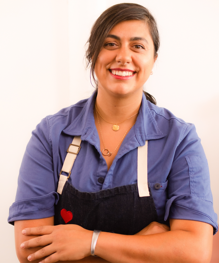 portrait of a woman chef