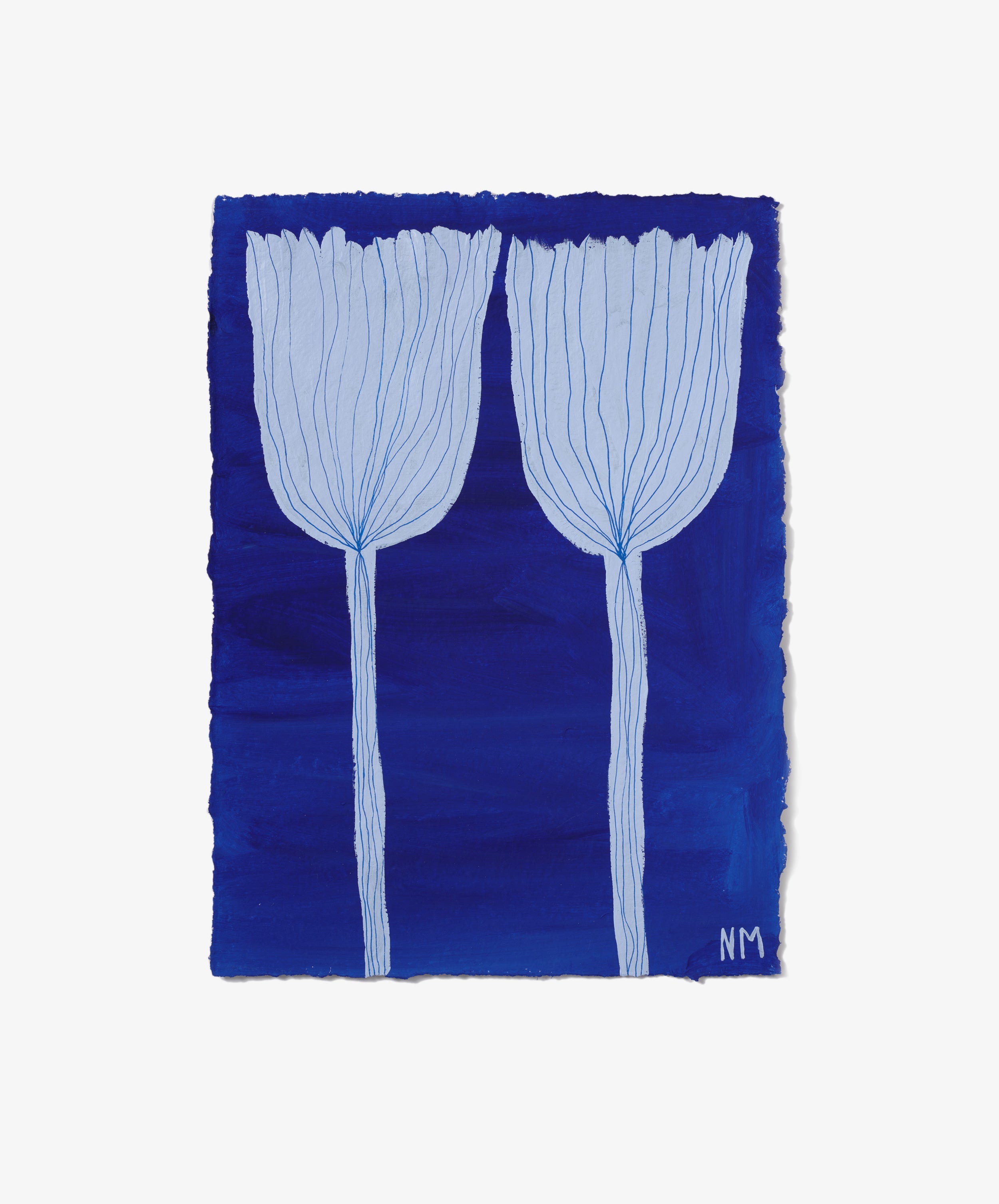 Tall Blue Flowers