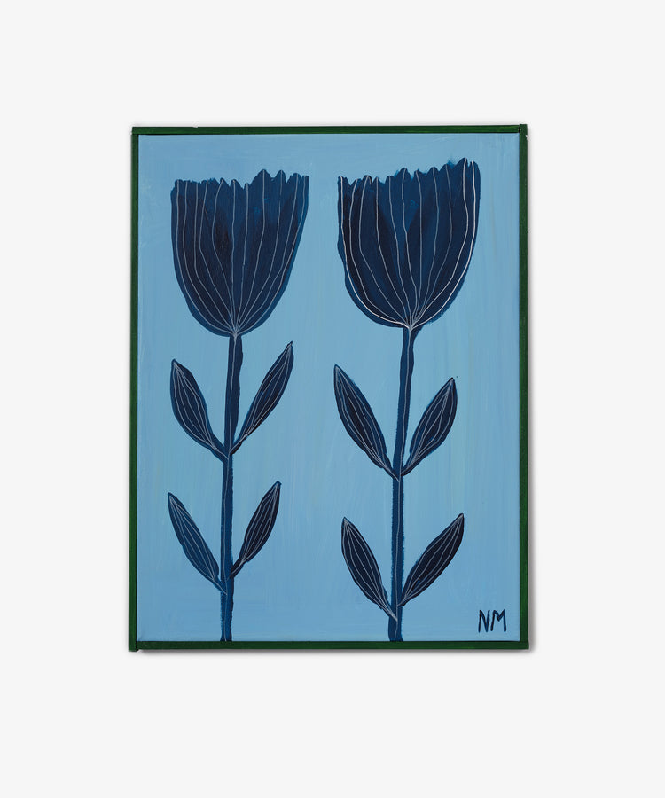 Dark Blue Flowers