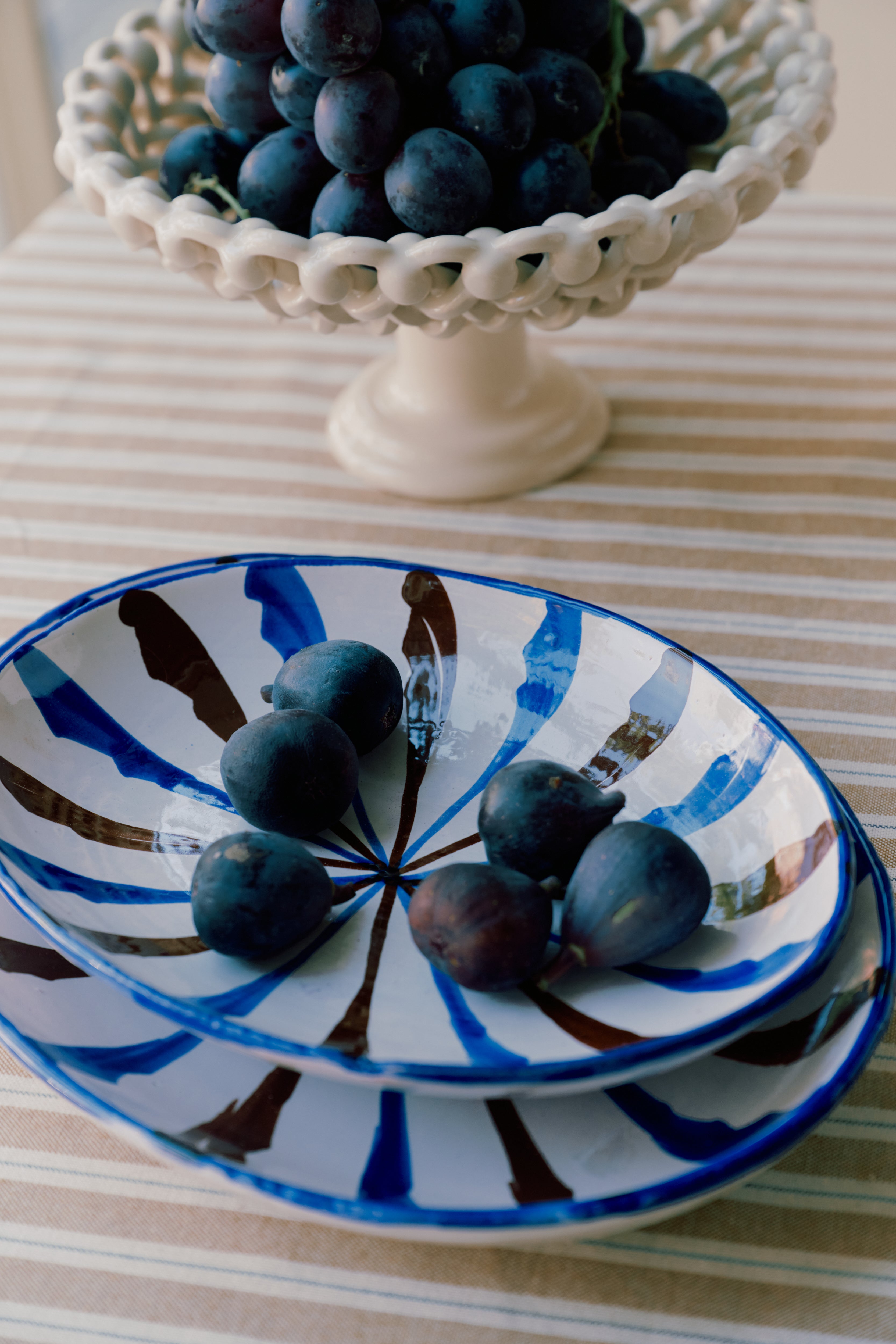 Rayas Oval Serving Platter