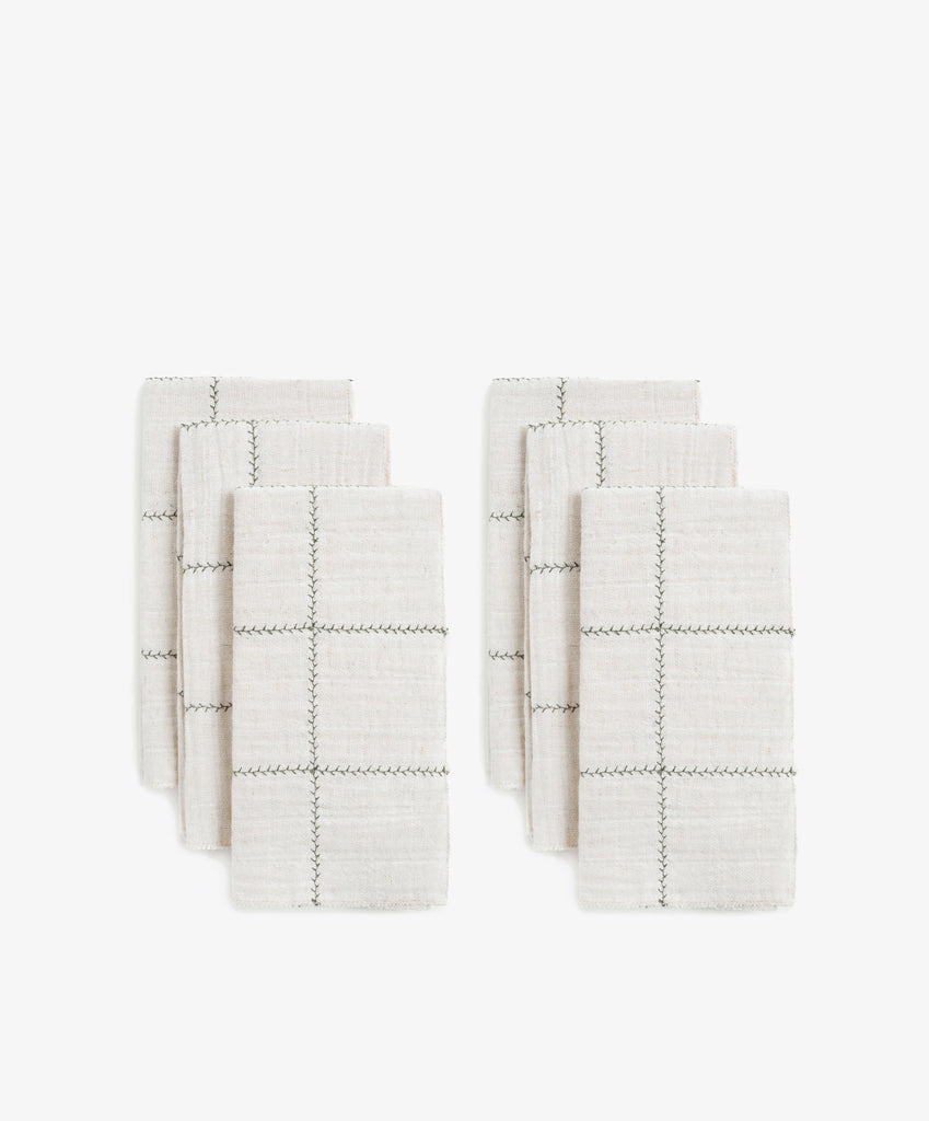 Filial Check Napkin, Set of 6