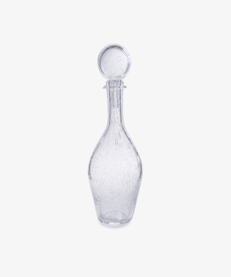 Bubble Glass Paunched Decanter