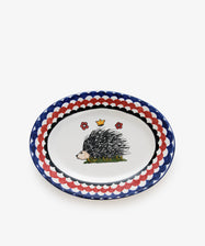 Palio Oval Serving Platter, The Crested Porcupine