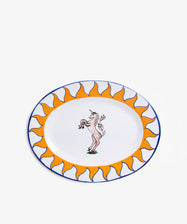 Palio Oval Serving Platter, The Unicorn