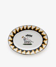 Palio Oval Serving Platter, The She-Wolf