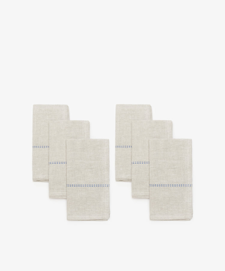 Rythmo Linen Napkins, Set of 6