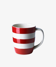 Betty Mug in Cornish Red by TG Cornishware. Side view.