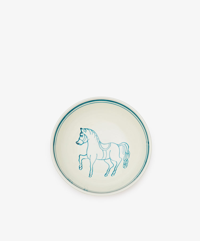 Folk Cereal Bowl, Horse