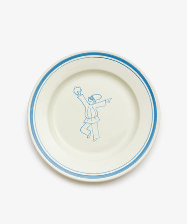 Folk Dinner Plate, Jester