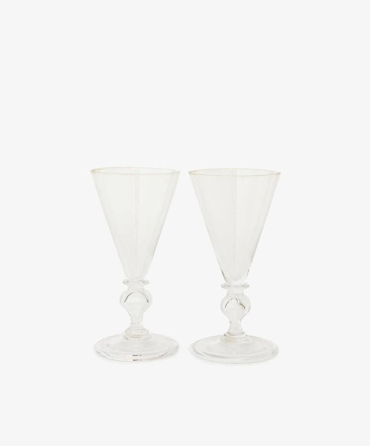 Beata Stemmed Wine Glass, Set of 2