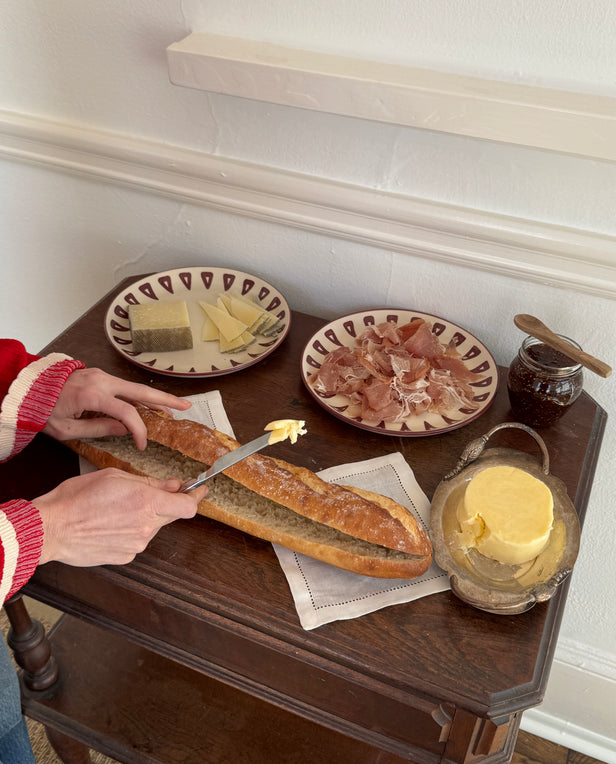 woman making sandwich