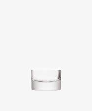 A clear, empty Boris Snack Bowl is centered on a plain white background, making it ideal for serving snacks at any gathering.