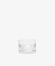 The Boris Snack Bowl is a small, clear, mouth-blown glass bowl on a plain white background—ideal for serving snacks or an aperitivo at your drinks table.