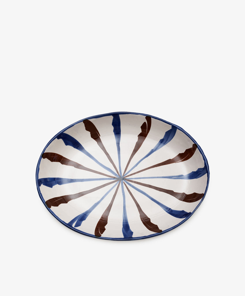 Rayas Oval Serving Platter