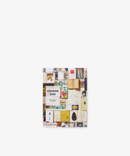 Centered against a plain white background, Cookbook Book by Phaidon showcases a vibrant collage of cookbook pages and images on its cover—a tribute to vintage cookbooks and classic cookbook design.