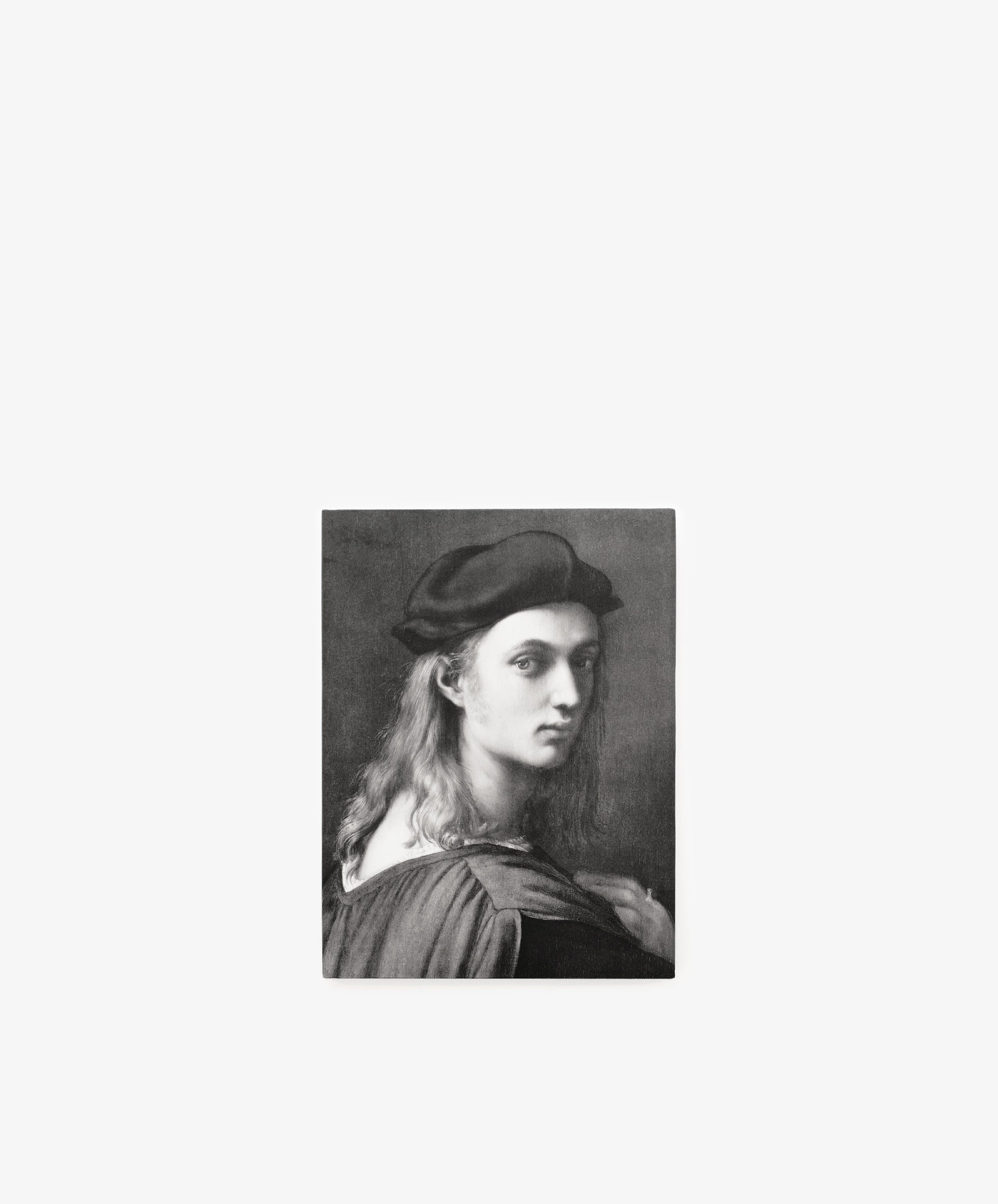 Black and white painting in the style of the High Renaissance, inspired by 