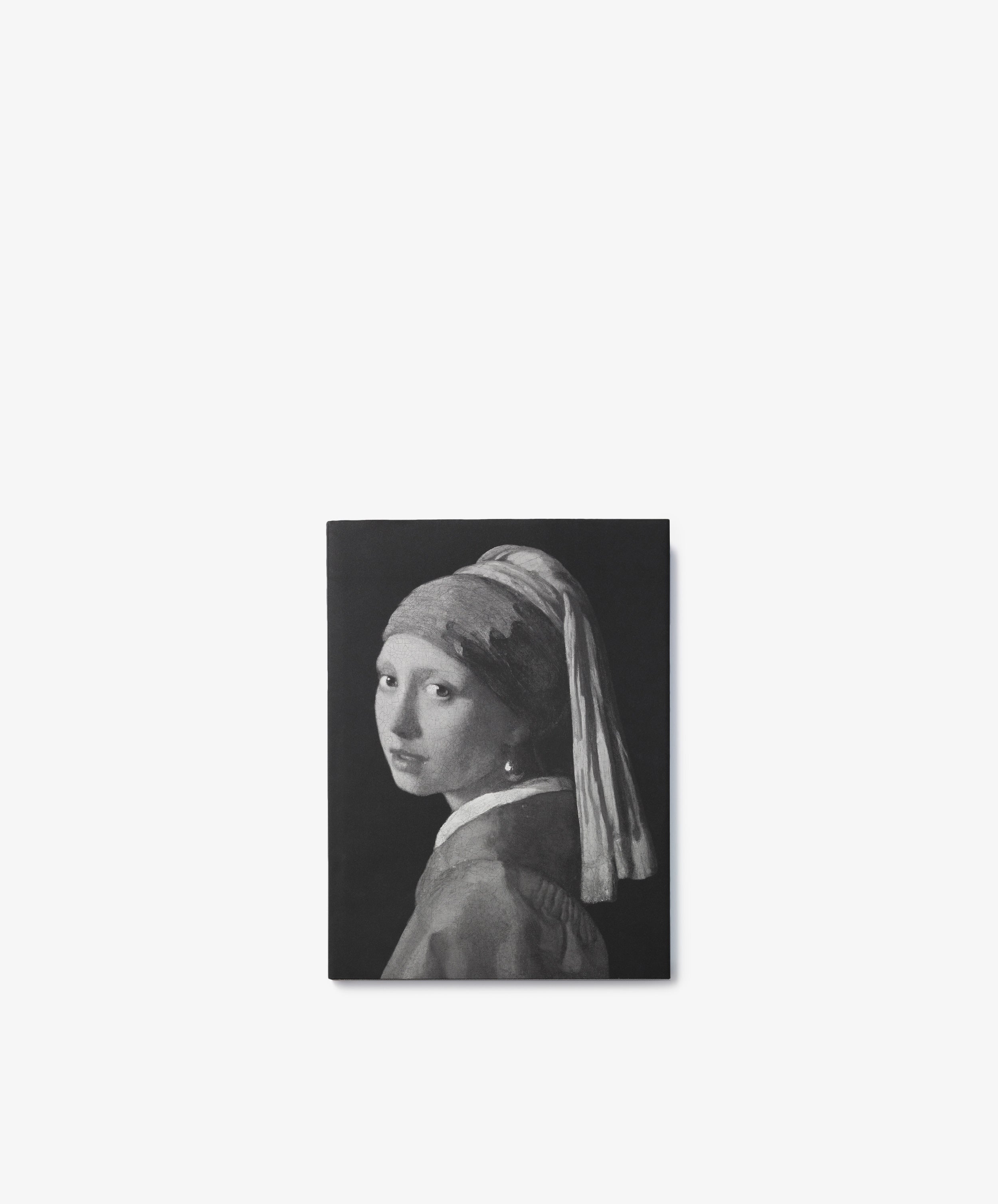 A black and white art book cover for 