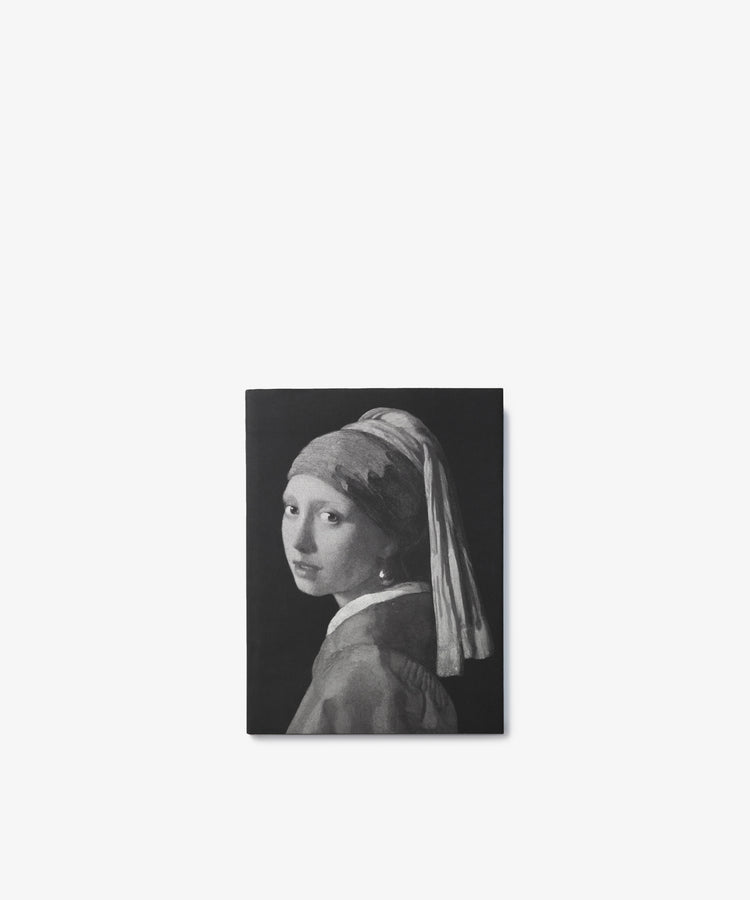 A black and white art book cover for 