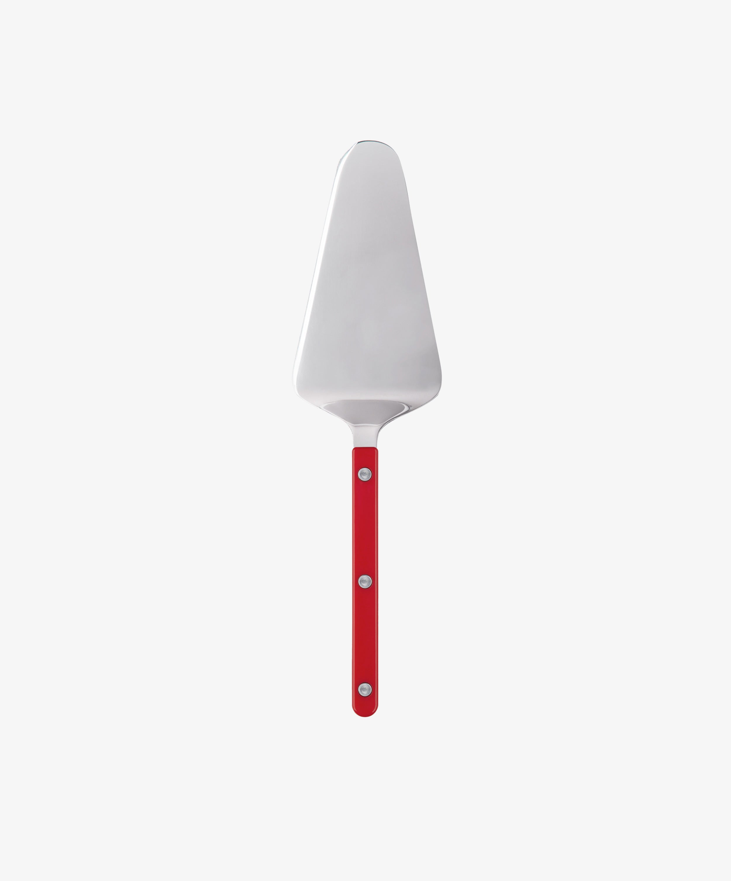The Tart Server features a metal blade, a red handle with three visible rivets, and is displayed against a plain white background.