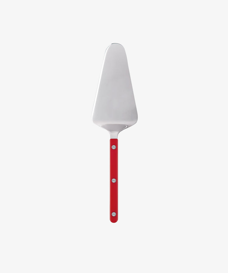 The Tart Server features a metal blade, a red handle with three visible rivets, and is displayed against a plain white background.