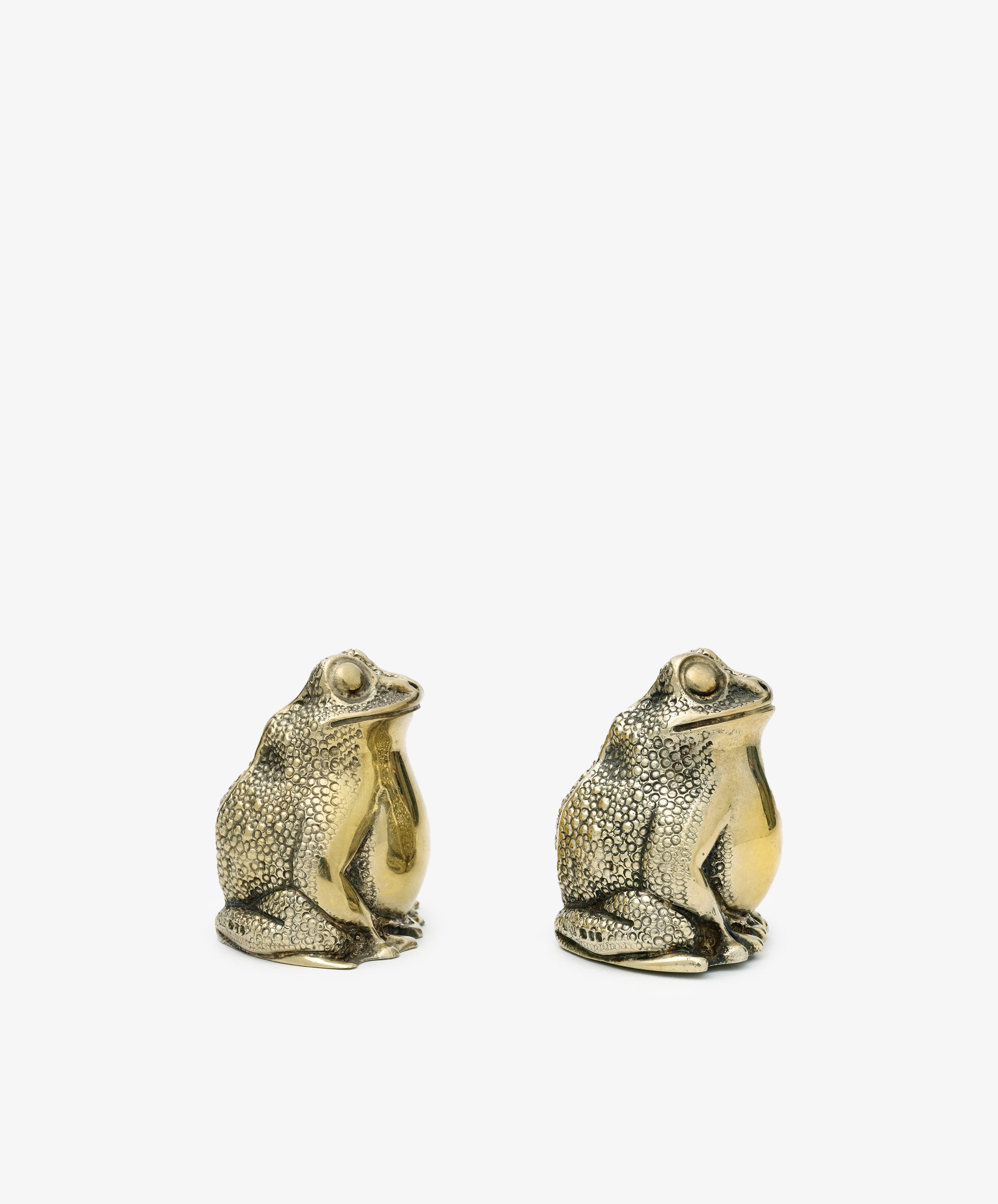 Vintage Pair of Tiffany Frog Salt & Pepper