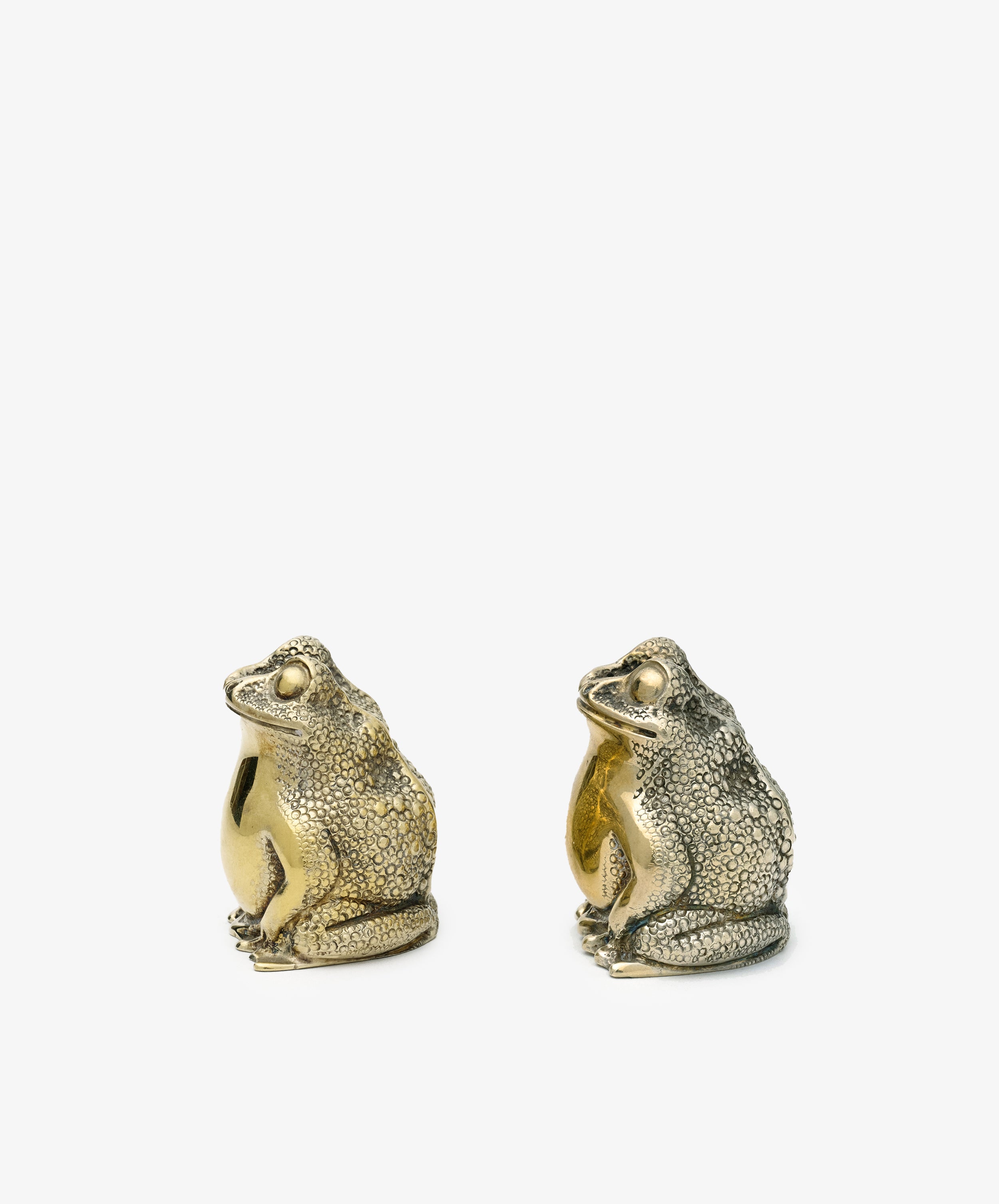 Vintage Pair of Tiffany Frog Salt & Pepper