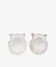 Vintage Silver Buttershells Pair