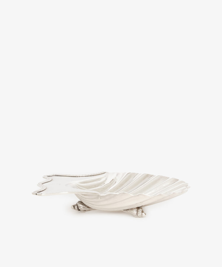 Vintage Silver Buttershells Pair