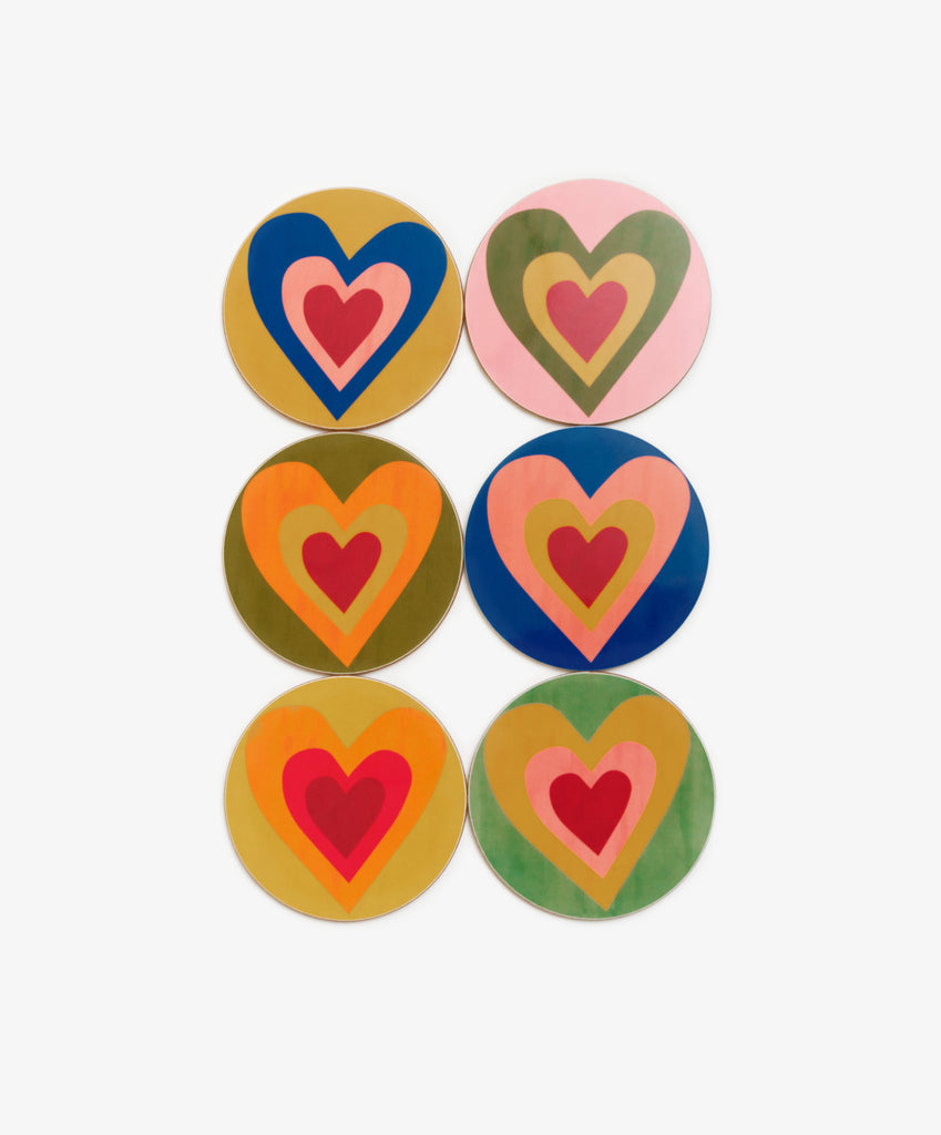 Heart Coasters