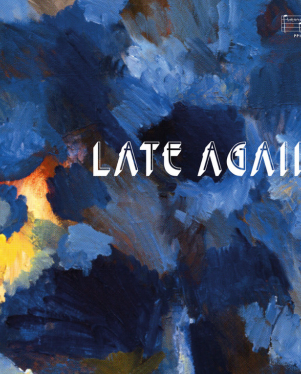 blue colors of paint with white font