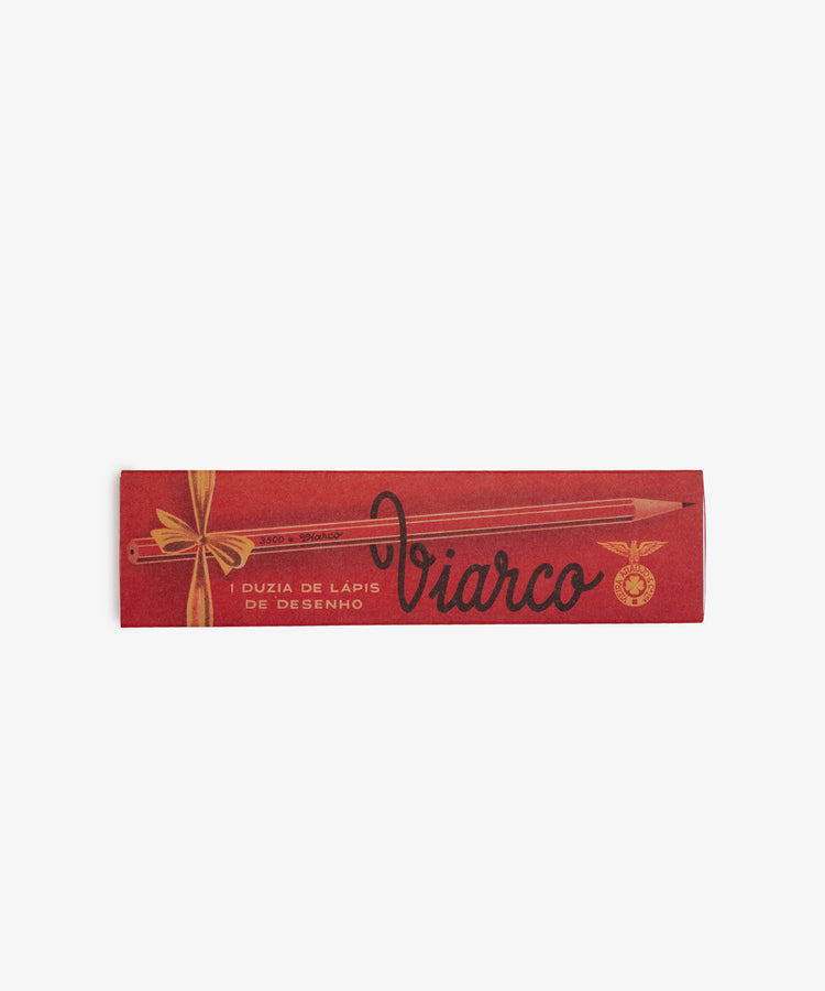 The Viarco Pencil Box, Set of 12, is a red box with a pencil illustration and the text 