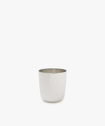 A set of two Alexander Stemless Tumblers, featuring a sleek, cylindrical stainless-steel design, is centered on a white background with modern sophistication.
