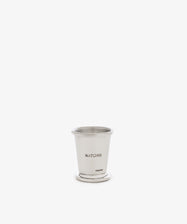 The Jude Match Cup & Striker, a small silver cup engraved with “MATCHES,” is shown against a plain white background.