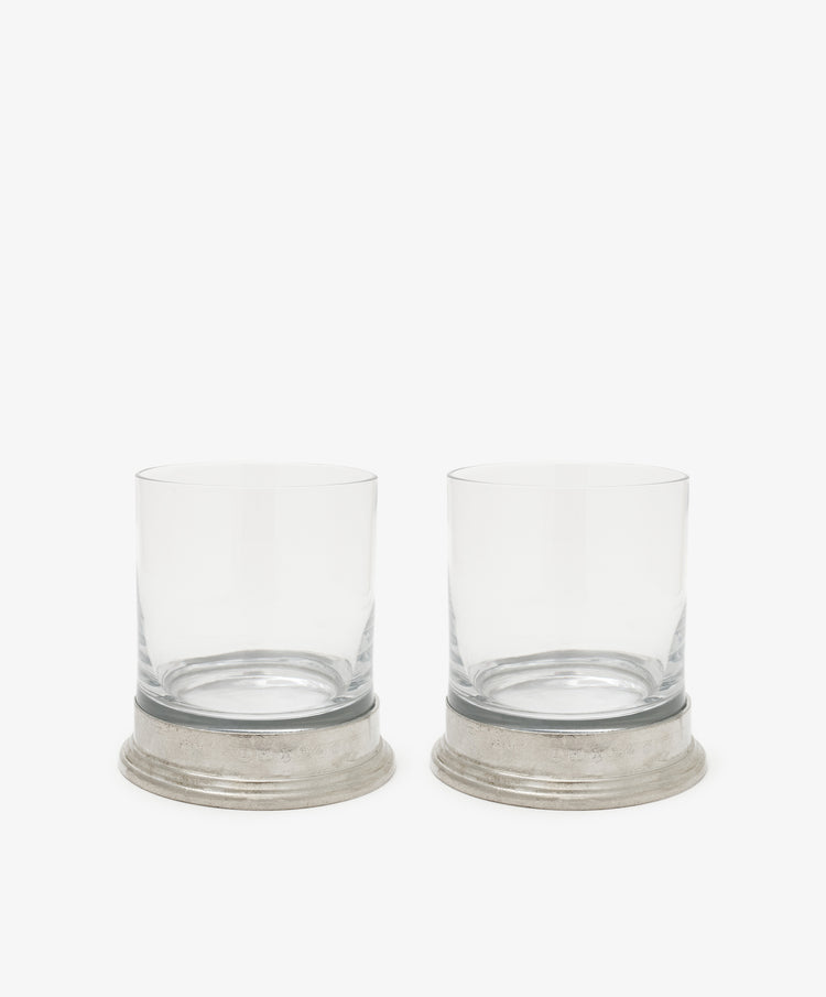 Leo Double Old Fashioned Glasses, Set of 2
