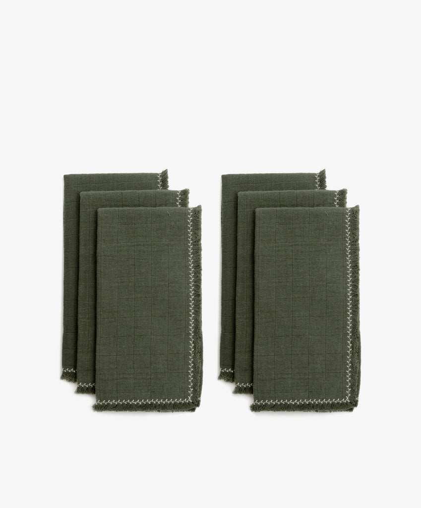 Branch Stitch Napkin, Set of 6
