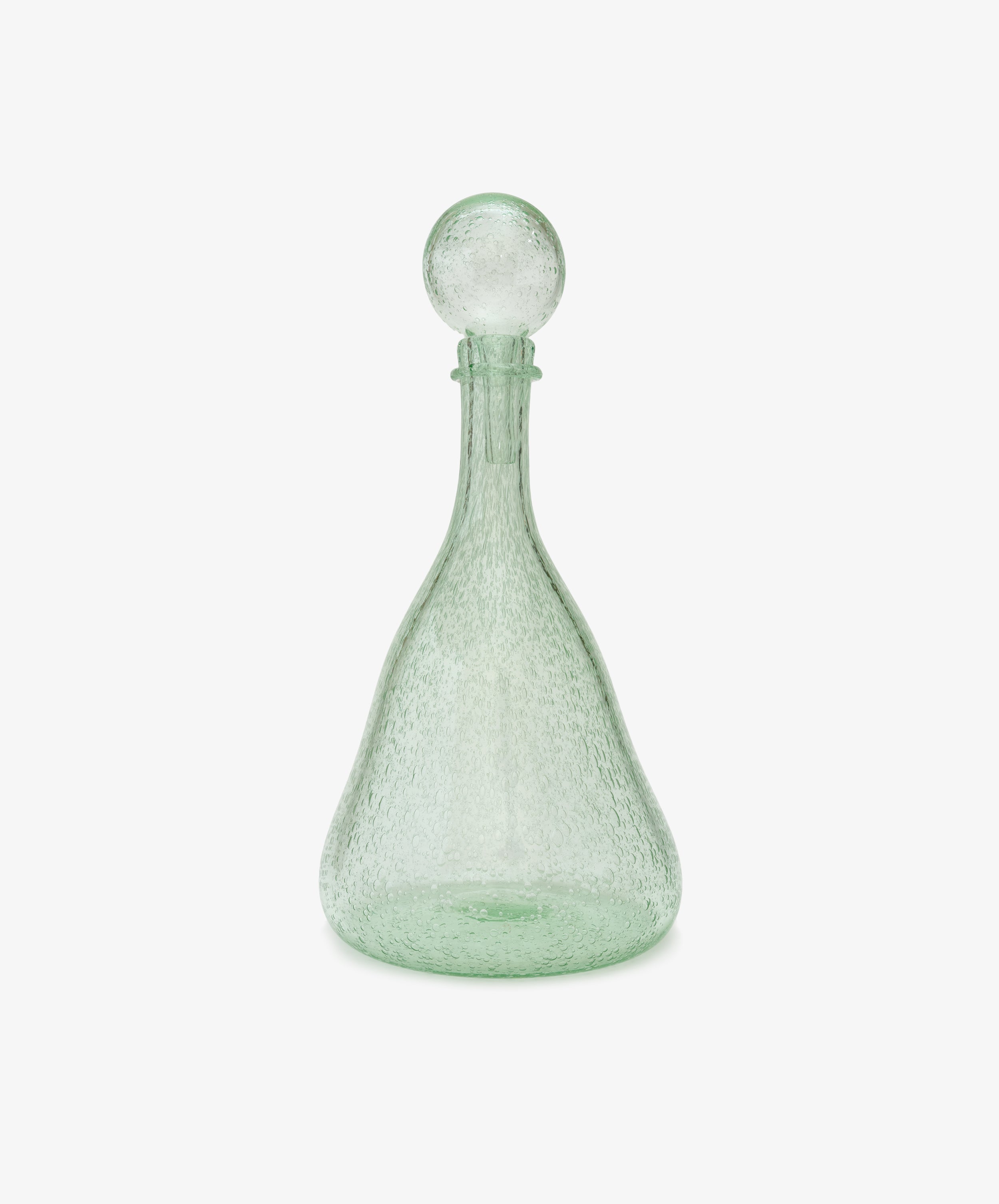 Bubble Glass Pear Shaped Decanter