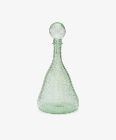 Bubble Glass Pear Shaped Decanter