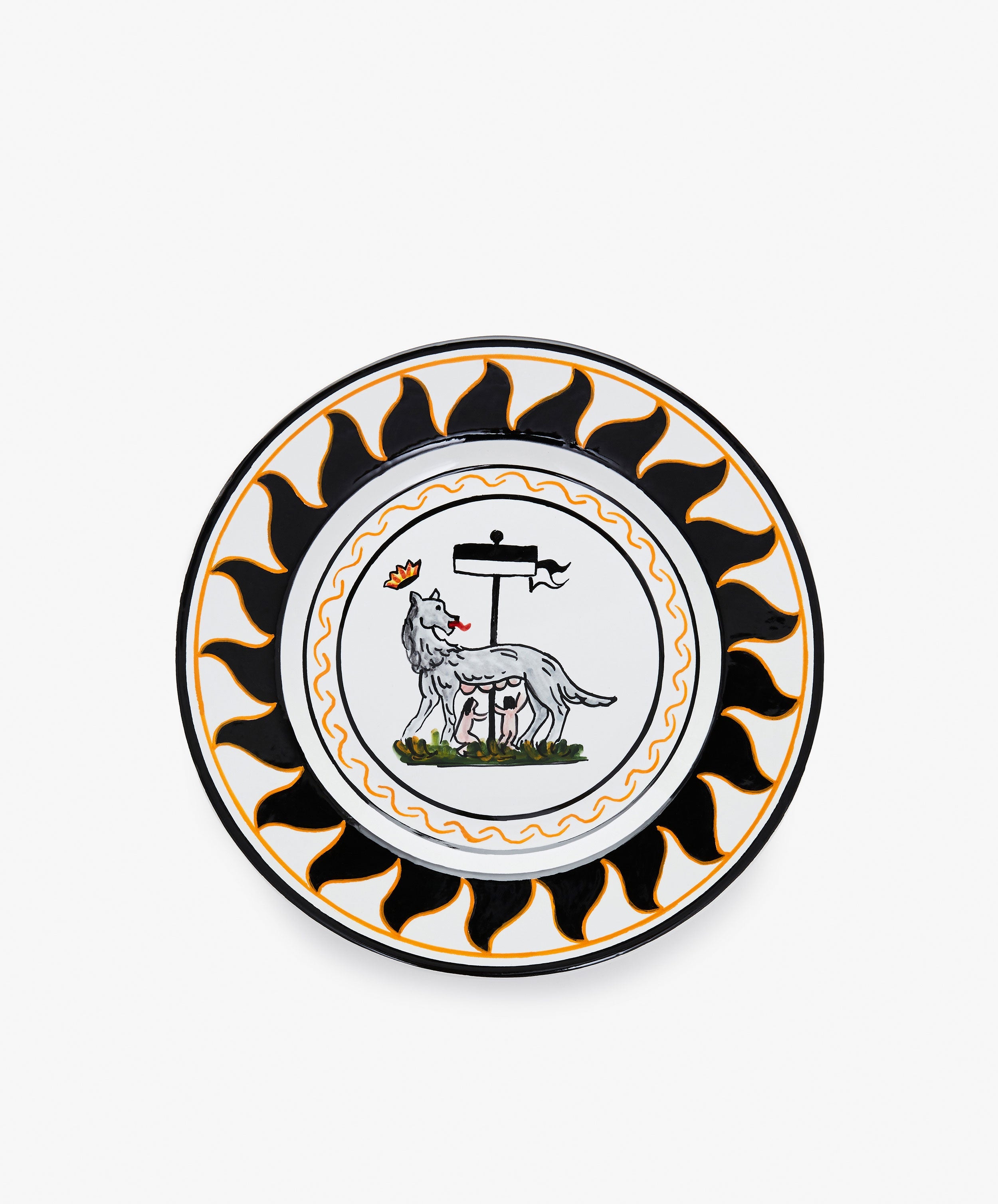 Palio Dinner Plate, The She-Wolf