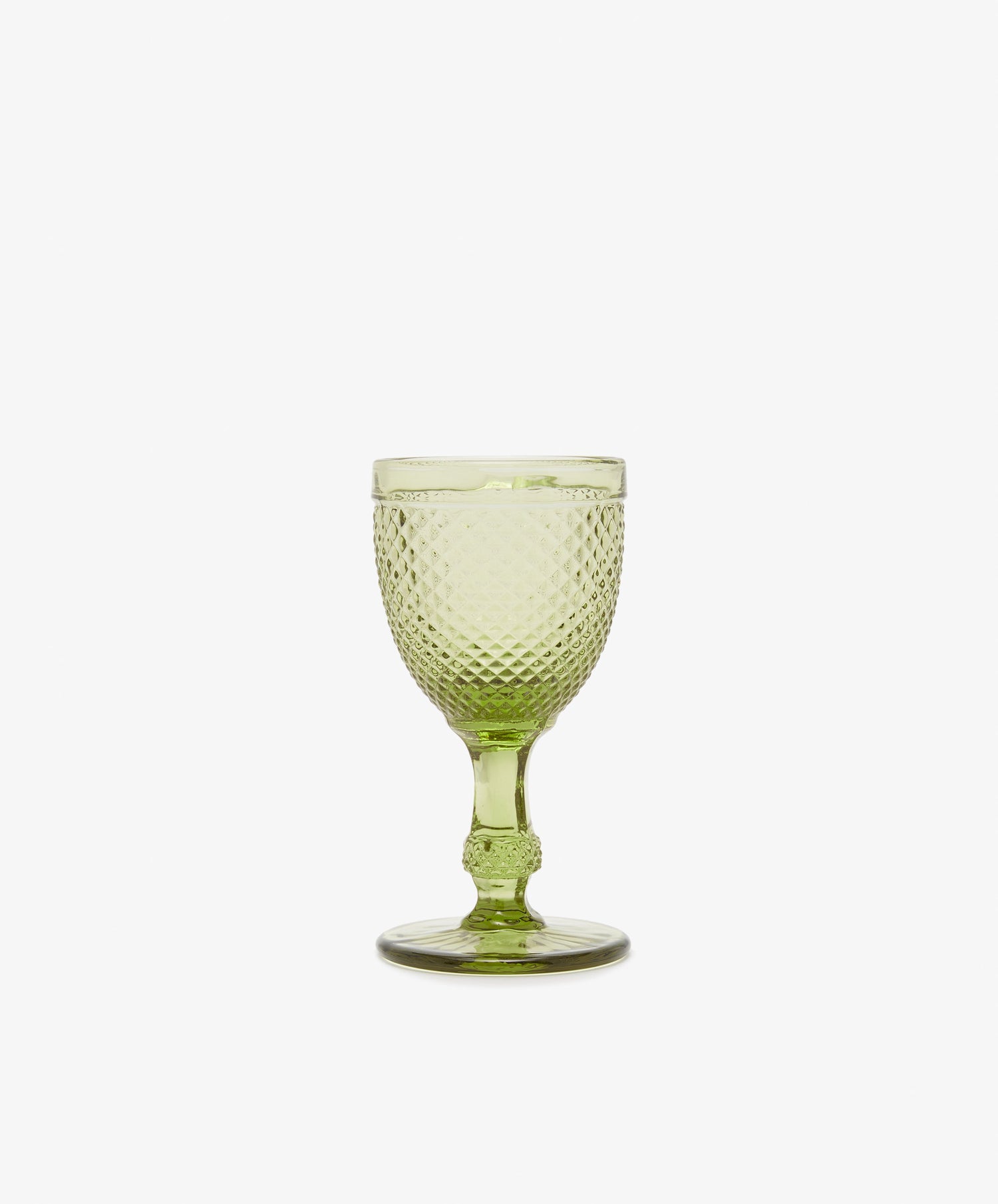 Bicos white wine glass